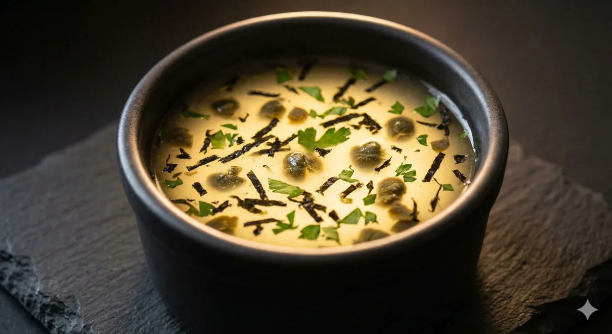 Nori Lemon Caper Vinaigrette (~28 Cal / 2 Tbsp)